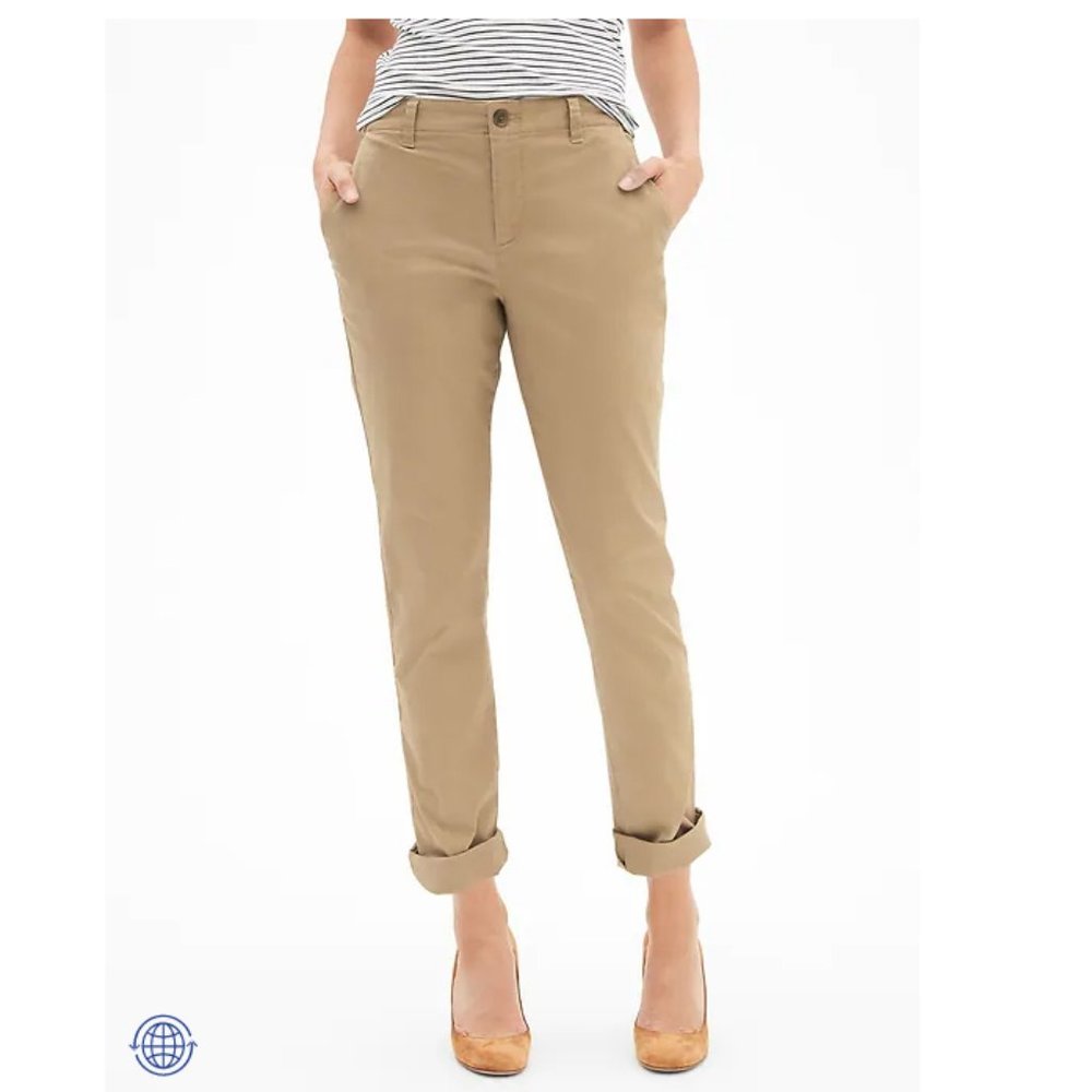 2 pairs! GAP Girlfriend Chinos Size 0